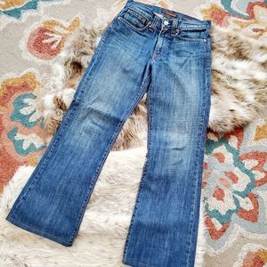 GENUINE FOSSIL RELAXED BOOT VINTAGE WASH DENIM JEANS MADE IN THE USA 🇺🇸